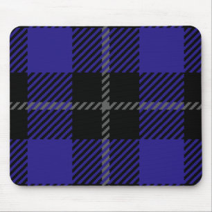 Mousepad Xadrez Real Azul Preto