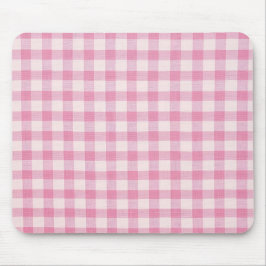 Mousepad Xadrez Rosa Bebê