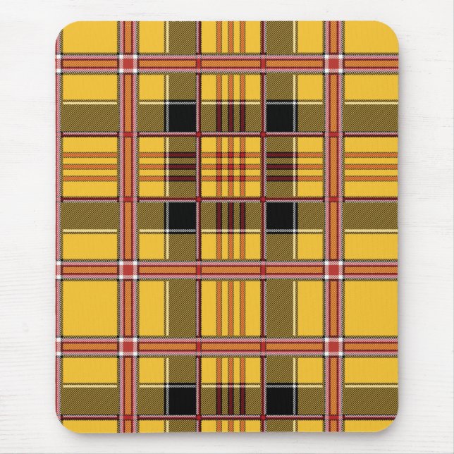 Mousepad Xadrez Tecido Textura castanha (Frente)