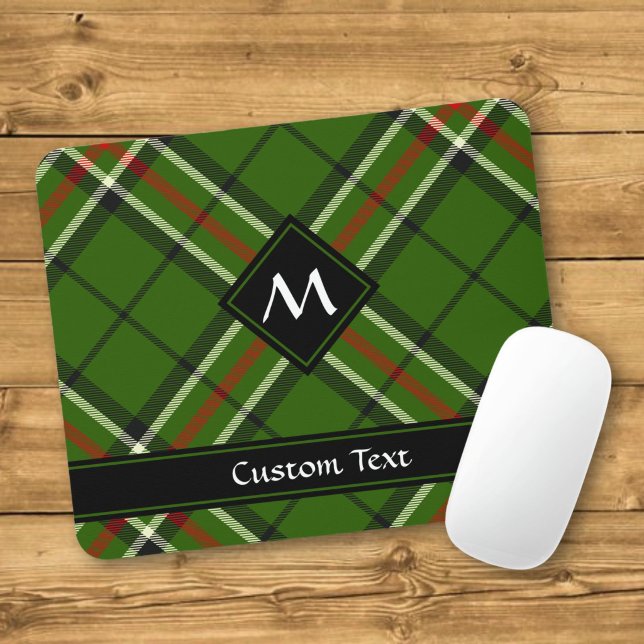 Mousepad Xadrez verde, preto, vermelho e branco (Criador carregado)