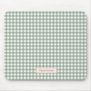 Mousepad Xadrez Verde Sage Personalizada