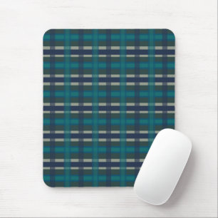 Mousepad Xadrez Verificada Roxo Verde Azul E Turquesa