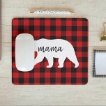 Mousepad Xadrez Vermelha Moderna E Urso Branco<br><div class="desc">Xadrez Vermelha Moderna E Urso Branco Presente.Melhor Presente Personalizado Para Dia de as mães,  Natal,  Dia da Mulher ou Aniversário da Mãe. Surpresa mãe com um presente que é tão incrível quanto ela.</div>