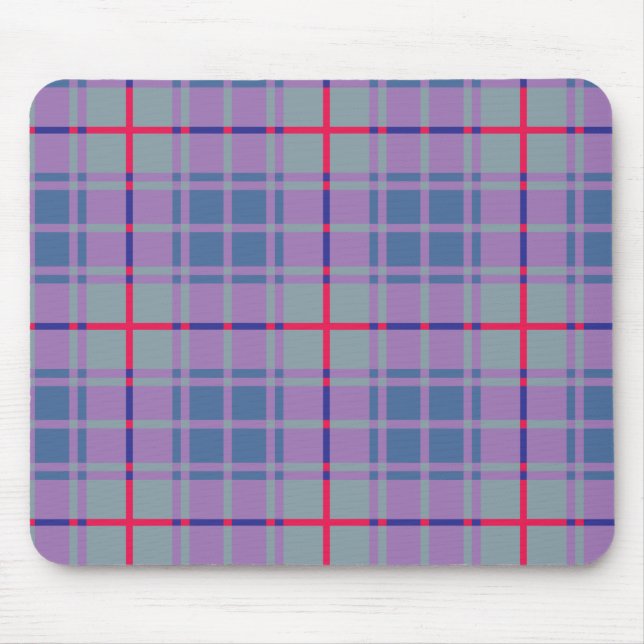 Mousepad Xadrezes roxas (Frente)