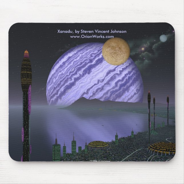 Mousepad Xanadu, Xanadu, por Steven Vincent Johnsonwww.Or… (Frente)