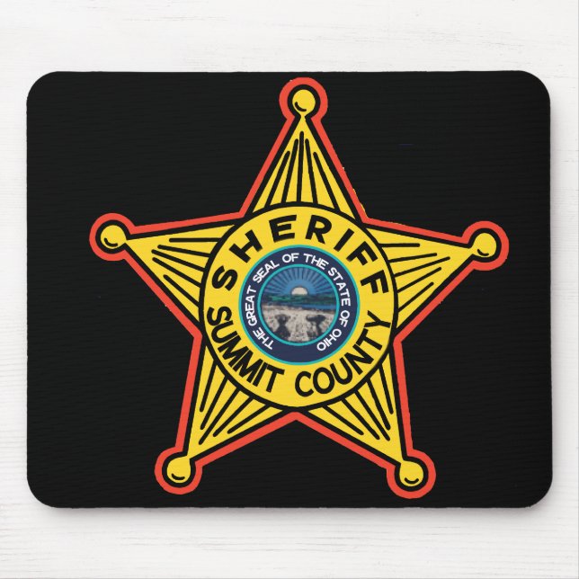 Mousepad Xerife Mousepad. do Condado de Summit Ohio (Frente)