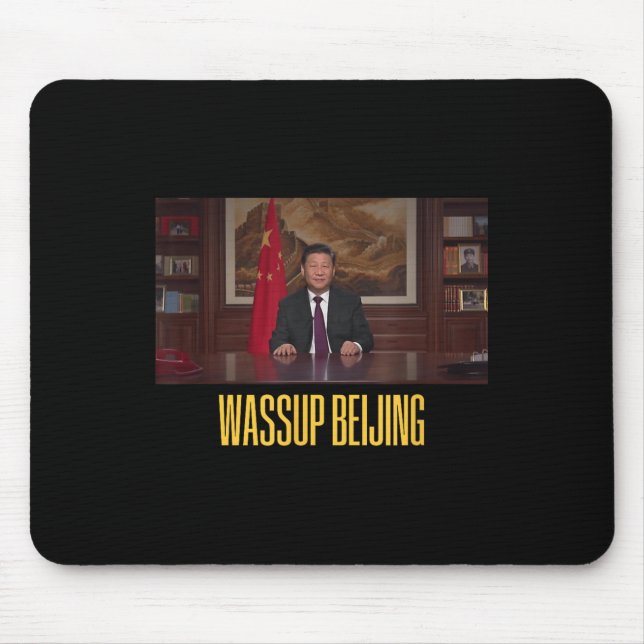Mousepad Xi Jinping Wup Beijing Engraçado Meme Face Giga Xi (Frente)