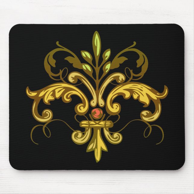 Mousepad Xmas da flor de lis (Frente)