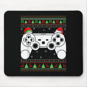 Mousepad Xmas de controladora de videogame de suéter de Nat