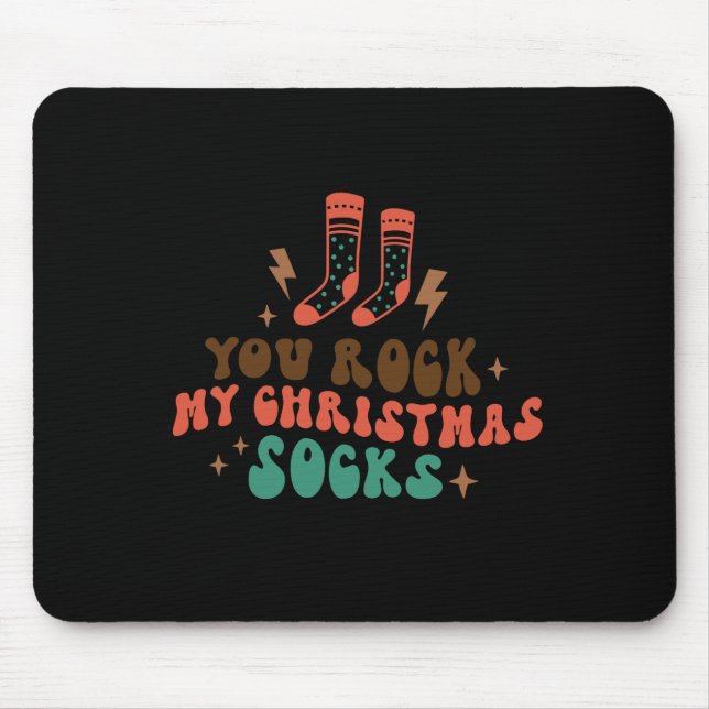 Mousepad Xmas Deu-Te Uma Meias De Natal (Frente)
