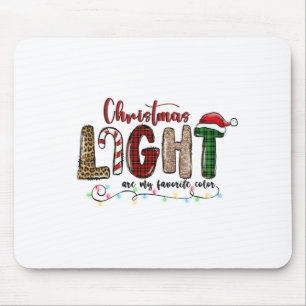 Mousepad Xmas Gift Chritsmas É Minha Cor Favorita