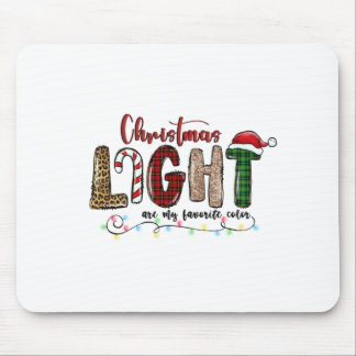 Mousepad Xmas Gift Chritsmas É Minha Cor Favorita