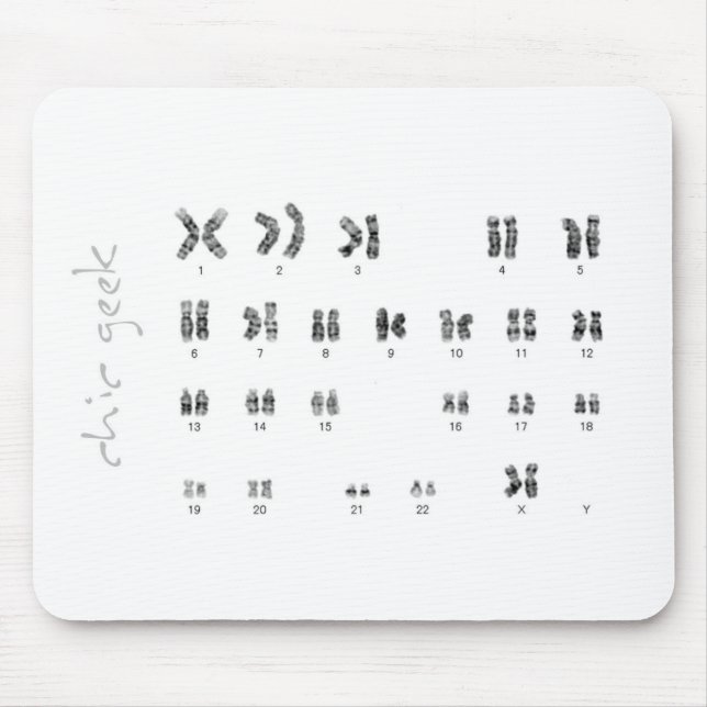 mousepad xx genético do geek chique (Frente)