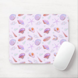 Mousepad Y2K Mermaidcore Iridescente Oceano Pastel Roxo
