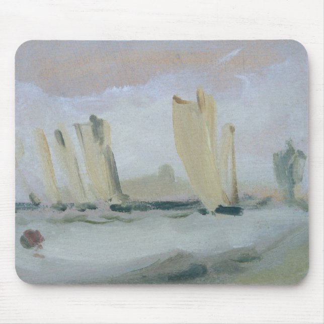 Mousepad Yacht a competência no Solent, atribuído (Frente)