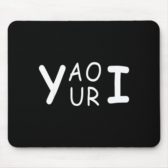 Mousepad Yaouri você é piada de palavras humorísticas meme  (Frente)