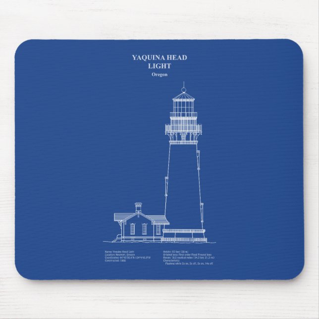 Mousepad Yaquina Head Lighthouse - Oregon - AD (Frente)