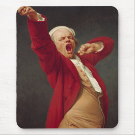 Mousepad Yawning Man (autorretrato) (por Joseph Ducreux)