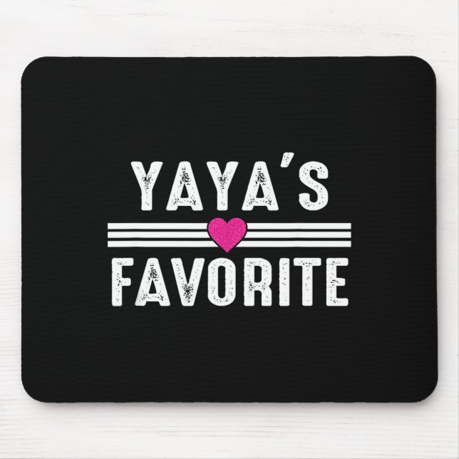 Mousepad Yaya's Favorite  (Frente)