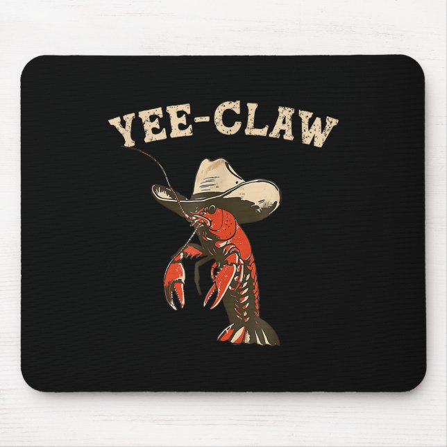 Mousepad Yee Claw! Engraçado - Festival de Marisco Cajun (Frente)