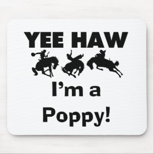 Mousepad Yee Haw, sou uma camiseta e presentes