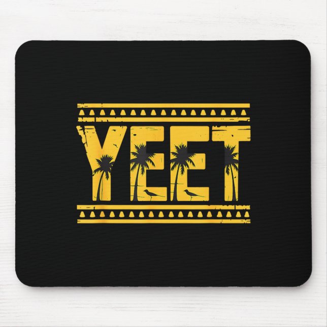 Mousepad Yeet Tribal Art Meme Funny Slang  (Frente)
