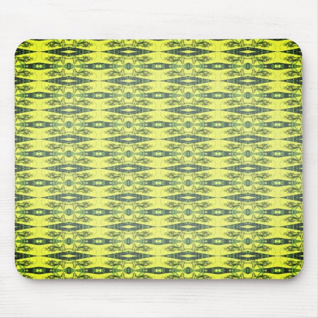 Mousepad Yellow and black pattern  (Frente)