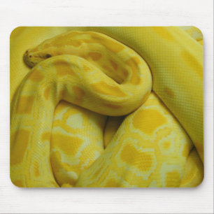 Mousepad Yellow Burmese Python Incrível