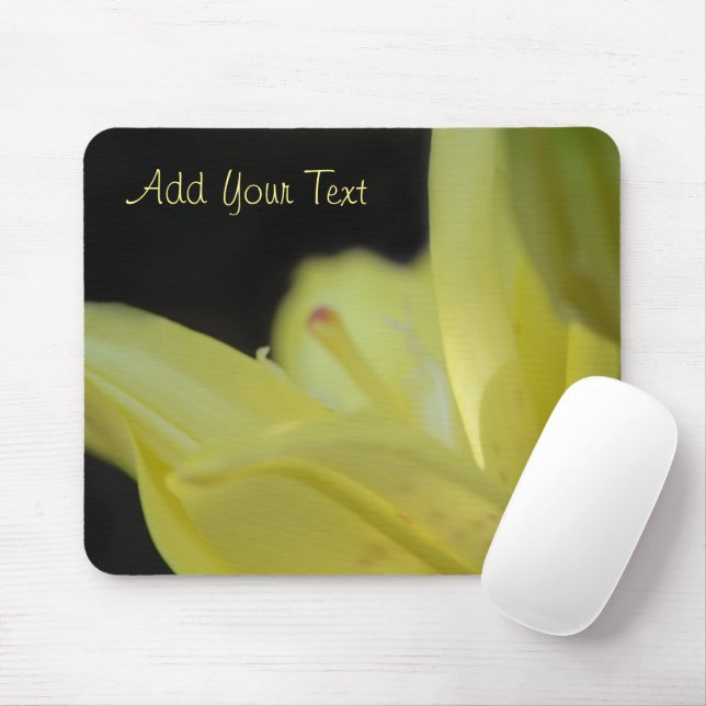 Mousepad Yellow Lily por Shirley Taylor (Com mouse)
