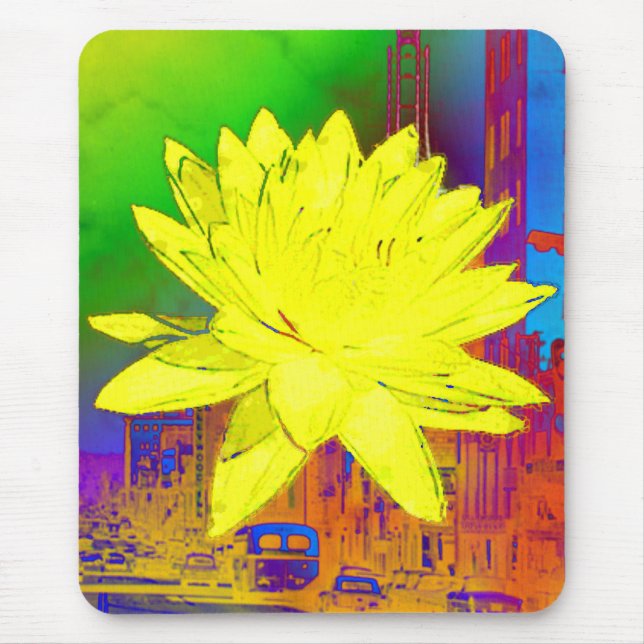 Mousepad Yellowflower pelo La rico Bonté (Frente)