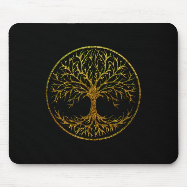 Mousepad Yggdrasil, Árvore Celta Da Vida, Mitologia Nórdica (Frente)