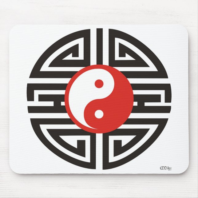 Mousepad Yin Yang Tattoo (Frente)