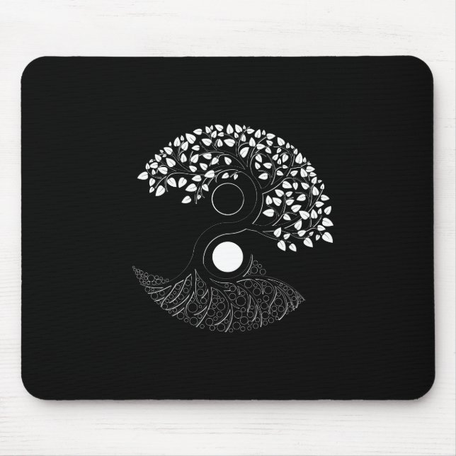 Mousepad Yin Yang Tree of life (Frente)