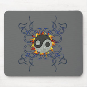 Mousepad Ying Yang tribal