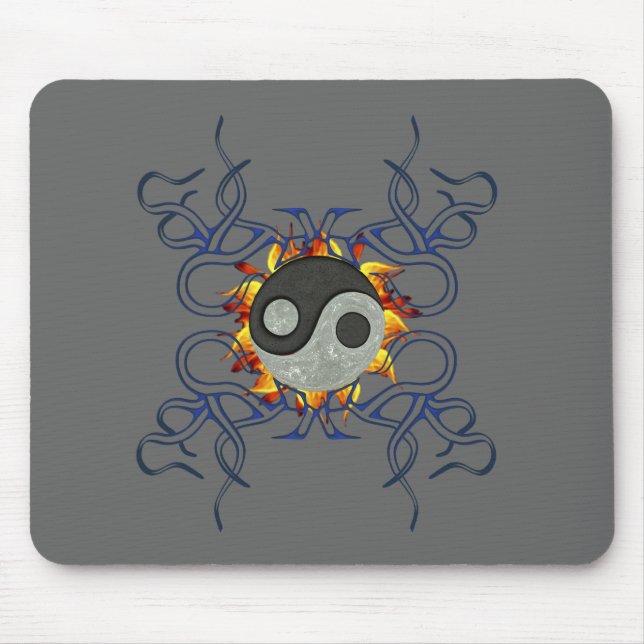 Mousepad Ying Yang tribal (Frente)
