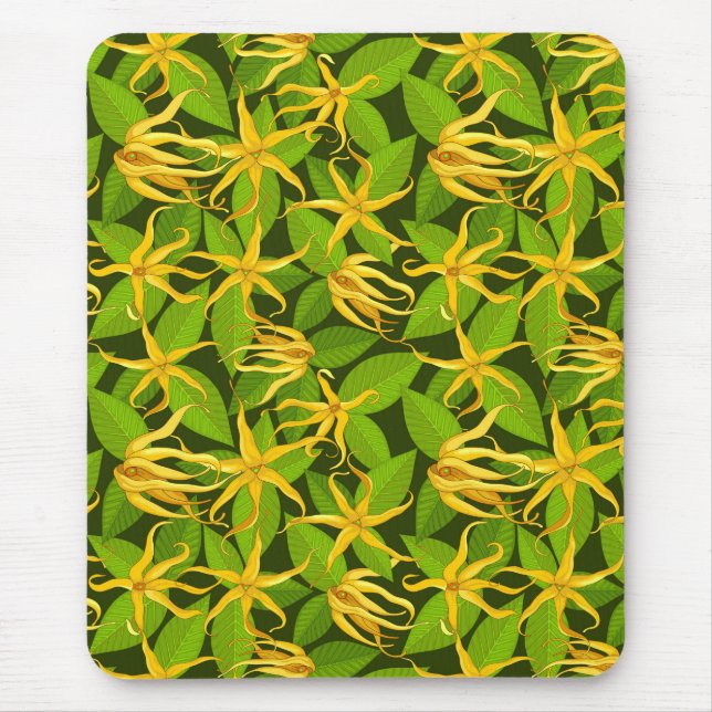 Mousepad Ylang Ylang Flores Perfumadas Exóticas (Frente)