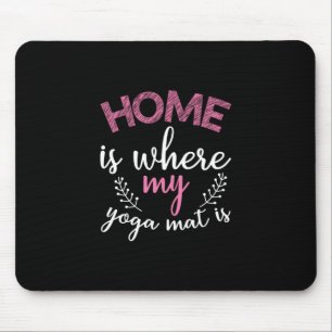Mousepad Yoga Lover Casa Onde Minha Matriz De Yoga