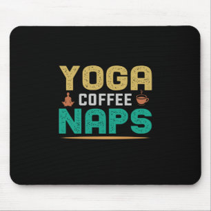 Mousepad Yoga Lover Lacetes De Café De Yoga