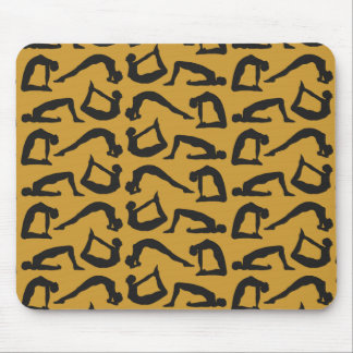 Mousepad Yoga Positions Silhouettes