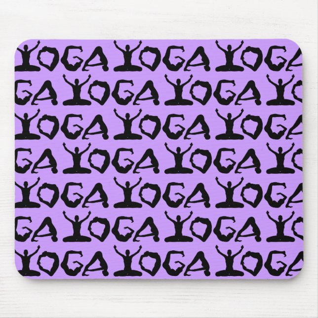 Mousepad Yoga Silhouettes (Frente)