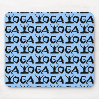 Mousepad Yoga Silhouettes