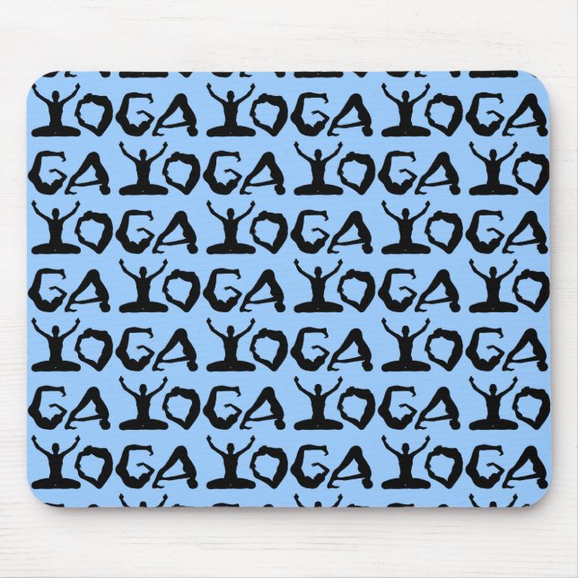 Mousepad Yoga Silhouettes (Frente)