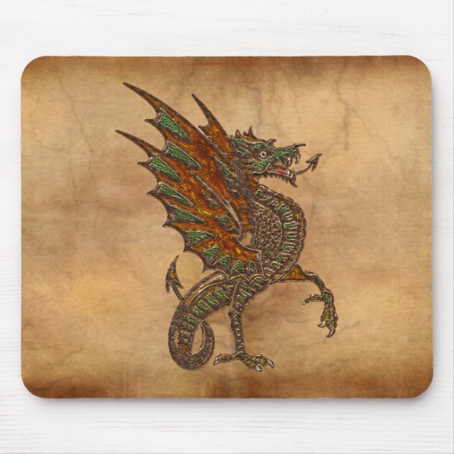 Mousepad Yold Medieval Dragon Design (Frente)