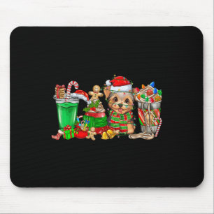 Mousepad Yorkie Dog Natal Pijamas Café Latte Mugs Xma