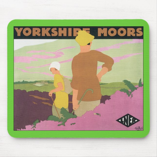 Mousepad Yorkshire Moors (Frente)