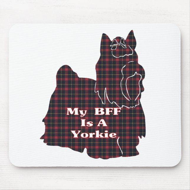 Mousepad Yorkshire Terrier BFF Gifts (Frente)