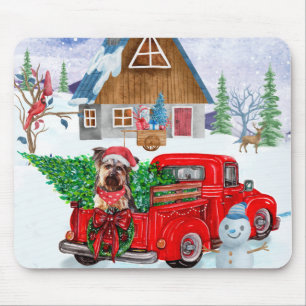 Mousepad Yorkshire Terrier Dog No Caminhão De Entrega De Na