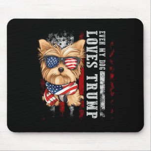 Mousepad Yorkshire Terrier Dog Yorkie Até Meu Cão Adora Tru