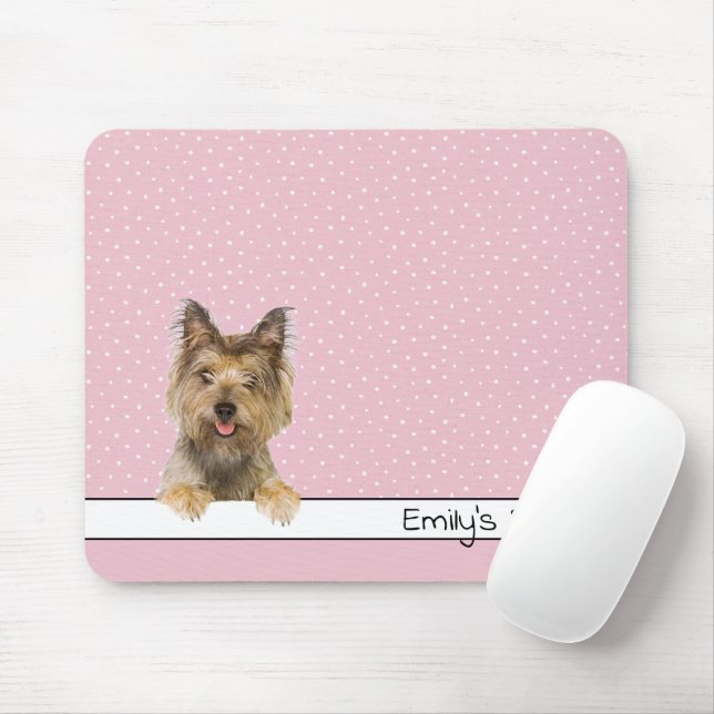Mousepad Yorkshire Terrier em Bolinhas (Com mouse)