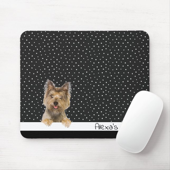 Mousepad Yorkshire Terrier em Bolinhas (Com mouse)